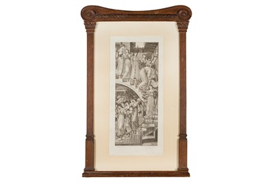 Lot 215 - Burne-Jones (Sir Edward Coley) The Golden Stairs, signed, original tabernacle frame