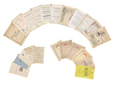 Lot 90 - Theatre programmes, A collection of 45, 1870s - 80s