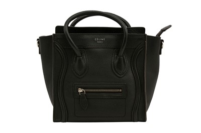 Lot 418 - Celine Black Mini Luggage Bag