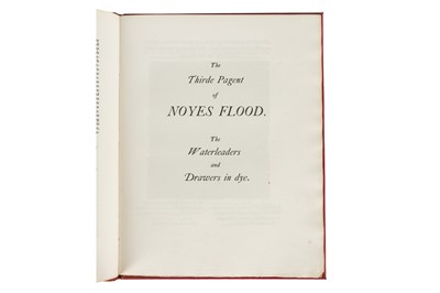 Lot 136 - Jones. The Chester Play of the Deluge, GCP. 1927