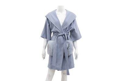 Lot 4 - Heresis x Loro Piano Lavender Wool Coat - Size 42