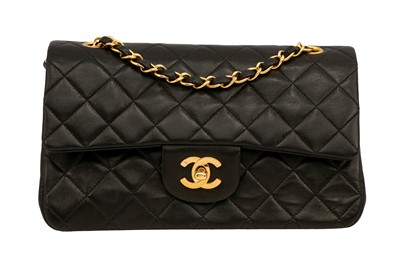 Lot 369 - Chanel Black Small Classic Double Flap Bag