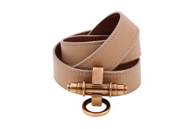 Lot 248 - Givenchy Taupe Obsedia 3 Rows Bracelet