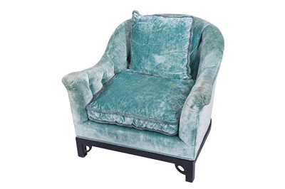 Lot 405 - A CONTEMPORARY ARMCHAIR