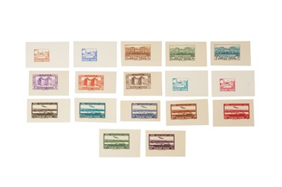 Lot 6 - SYRIA 1940 Die Proofs including air stamps