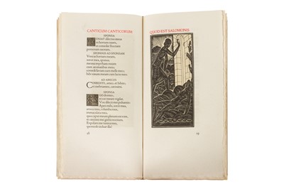 Lot 128 - Cranach Press. Canticum Canticorum Salamonis, 1931