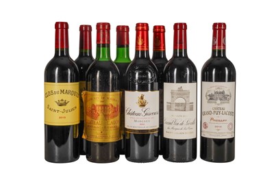 Lot 110 - BORDEAUX, RED MIXED VINTAGES 8x75cl