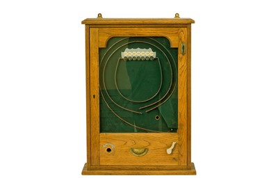 Lot 445 - A WIN AND PLACE TYPE PENNY SLOT MACHINE, 20TH CENTURY