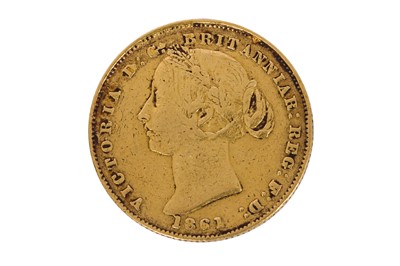 Lot 86 - AN AUSTRALIA SYDNEY MINT 1861 YOUNG HEAD VICTORIA SOVEREIGN