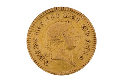 Lot 82 - A GEORGE IIII THIRD-GUINEA COIN 1804