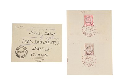 Lot 44 - ALBANIA 1914 Prince William of Wied set and 1951 Albanian POW Cover to Istanbul