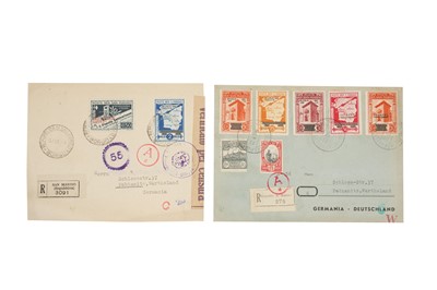 Lot 55 - SAN MARINO 1944 Pair of Covers to Pabanawitz Poland