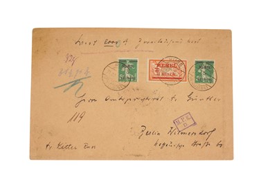 Lot 65 - MEMEL 1921 Russ to Berlin