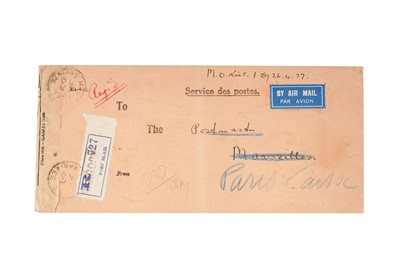 Lot 124 - BURMA 1937 Andaman Islands Port Blair France Official Mail