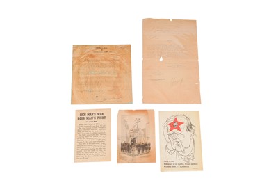 Lot 200 - World War 1 and 2 Propaganda and Letters to Troops