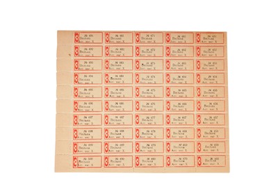 Lot 234 - Lithuania c1910 Registration Labels Vignettes