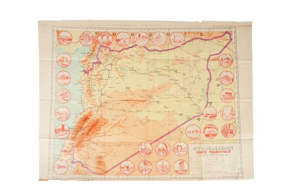 Lot 248 - Syria Lebanon 1940 Map