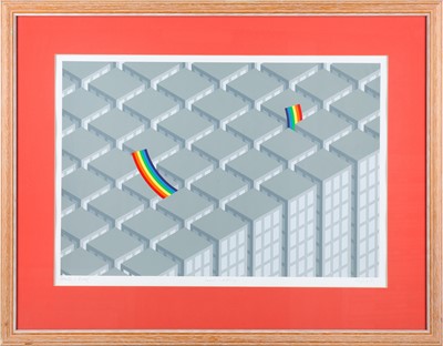 Lot 353 - PATRICK HUGHES (BRITISH B.1939)