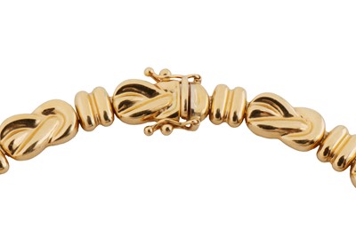 Lot 340 - CHIAMPESAN | A FANCY-LINK DIAMOND NECKLACE