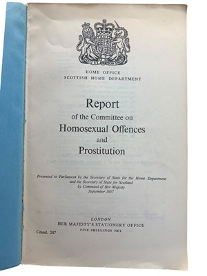 Lot 32 - ‘Wolfenden report’