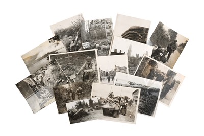 Lot 63 - WORLD WAR II VINTAGE PRESS PRINTS, INCLUDING VIEWS BY RAMAGE & BROEDERICK, 1944-1945