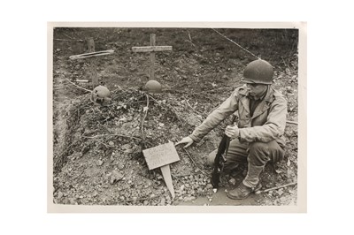 Lot 63 - WORLD WAR II VINTAGE PRESS PRINTS, INCLUDING VIEWS BY RAMAGE & BROEDERICK, 1944-1945