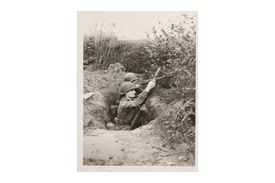 Lot 63 - WORLD WAR II VINTAGE PRESS PRINTS, INCLUDING VIEWS BY RAMAGE & BROEDERICK, 1944-1945