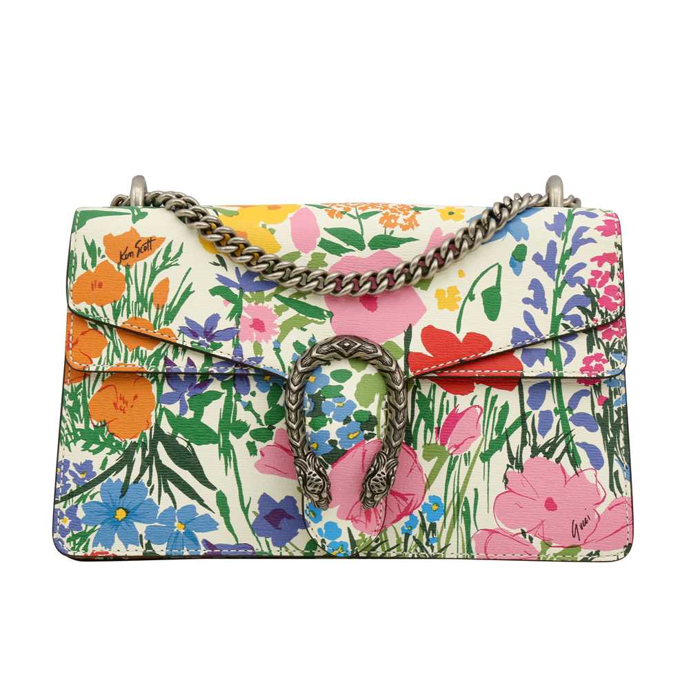 Lot 13 - Gucci x Ken Scott Floral Dionysus Small Shoulder Bag