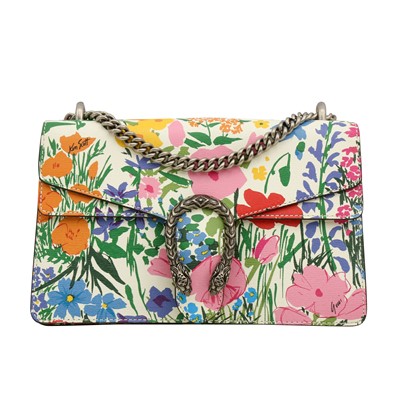 Lot 13 - Gucci x Ken Scott Floral Dionysus Small Shoulder Bag