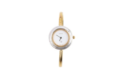 Lot 255 - Gucci Interchangeable Bezel Bangle Watch