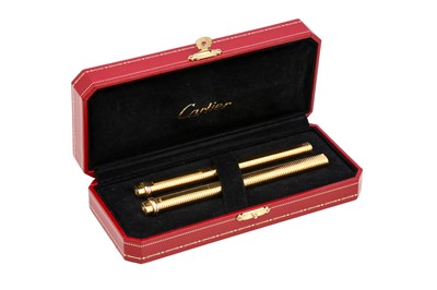 Lot 417 - Cartier Vendome Trinity Ballpoint Pen Set