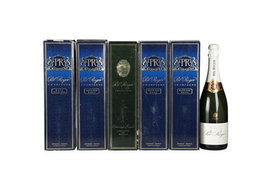 Lot 19 - CHAMPAGNE NV POL ROGER WHITE FOIL 9x75cl, NV LABSON BLACK LABEL 1x75cl