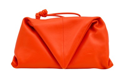 Lot 186 - Bottega Veneta Orange The Trine Clutch