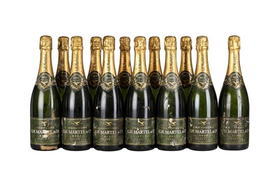 Lot 10 - CHAMPAGNE NV G H MARTEL 12x75cl