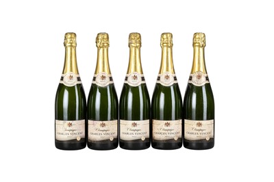 Lot 8 - CHAMPAGNE NV CHARLES VINCENT 5x75cl, NV NICOLAS FEUILLATTE GRAND RESERVE 1x75cl, NV CHANOINE BLANC DE NOIR 4x75cl, NV HEIDSIECK MONOPOLE BLUE LABEL 1x75cl