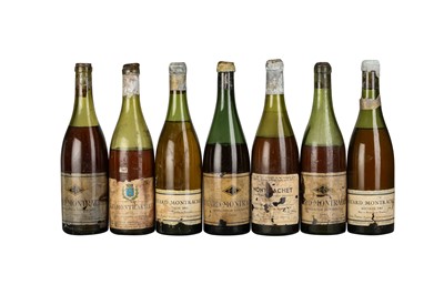 Lot 144 - BURGUNDY, WHITE 1961 BATARD MONTRACHET LOUIS POIRIER 5x75cl, 1978 DRC MONTRACHET 1x75cl, 1969 MONTRACHET ROMOISSENET 1x75cl