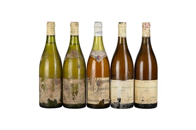 Lot 166 - BURGUNDY, WHITE MIXED VINTAGES INCLUDING 1945 CHABLIS ABBAYE DE ST MARZAIN PIERRE PONNELLE 8x75cl