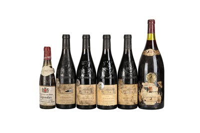 Lot 256 - RHONE GIGONDAS MIXED VINTAGES 1x1.5l, 9x75cl, 1x37.5cl