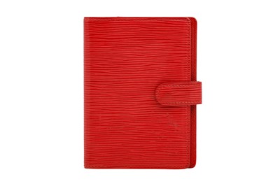 Lot 154 - Louis Vuitton Red Epi Agenda Cover