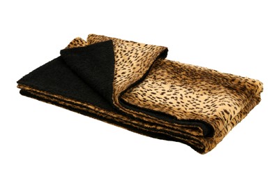 Lot 295 - Gianni Versace Versus Beige Leopard Throw