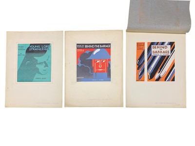 Lot 204 - Halliwell (Albert Edward) ‘Book Wrappers’, nine dust jacket designs