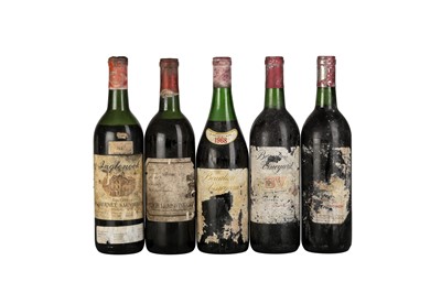 Lot 301 - USA MIXED REDS MAINLY FROM THE BEAULIEU VINEYARD VARIOUS VINTAGES (MAINLY 1960s) 11x75cl