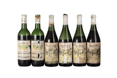 Lot 298 - USA CABERNET SAUVIGNON, PINOT NOIR MIXED CASE VARIOUS VINTAGES (ALL 1970s) 12x75cl