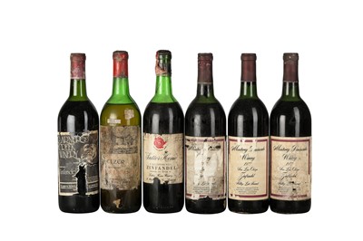 Lot 303 - USA ZINFANDEL VARIOUS VINTAGES (LATE 60s and 70s) 12x75cl