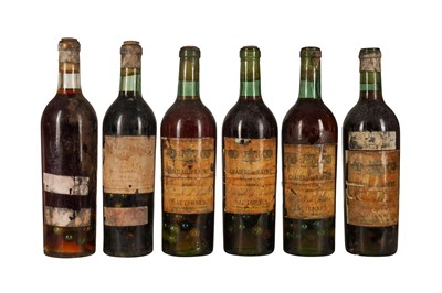 Lot 123 - BORDEAUX, SWEET WHITE 1939, 1943, 1940s VINTAGE SAUTERNES 6x75cl