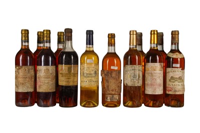 Lot 125 - BORDEAUX, SWEET WHITE 1959 - 2014 SAUTERNES 12x75cl