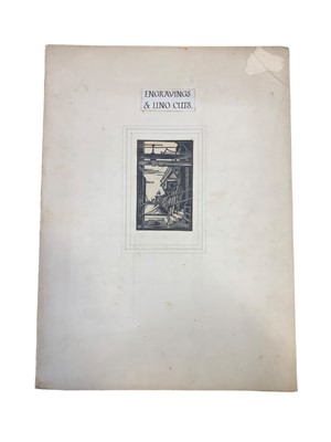 Lot 205 - Halliwell (Albert Edward) ‘Engravings & Lino Cuts’, 16 designs