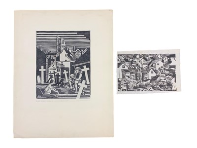 Lot 205 - Halliwell (Albert Edward) ‘Engravings & Lino Cuts’, 16 designs