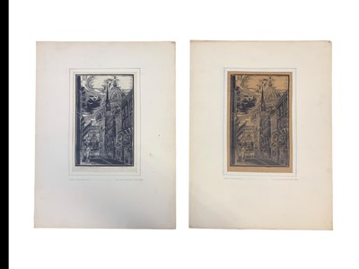 Lot 205 - Halliwell (Albert Edward) ‘Engravings & Lino Cuts’, 16 designs