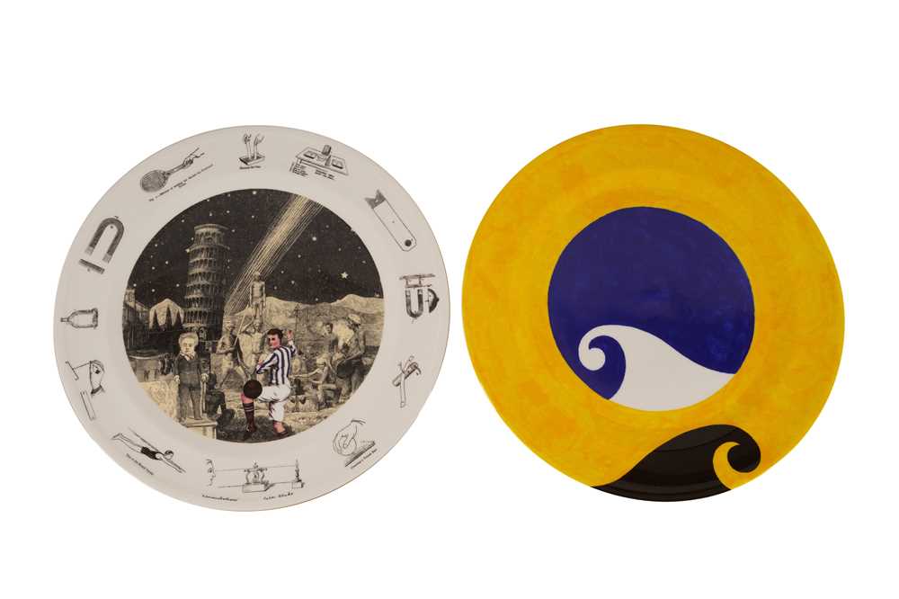 Lot 94 - PATRICK CAULFIELD (BRITISH, 1936-2005) AND PETER BLAKE (BRITISH B.1932) FOR WEDGWOOD